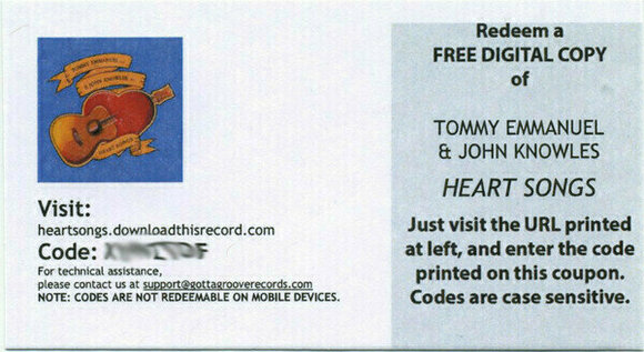 Płyta winylowa Tommy Emmanuel & John Knowles - Heart Songs (LP) (180g) - 5