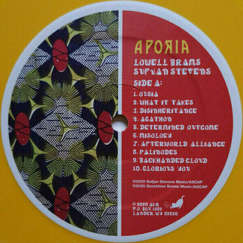 LP Sufjan Stevens & Lowell Brams - Aporia (Yellow Coloured Vinyl) (LP) - 5
