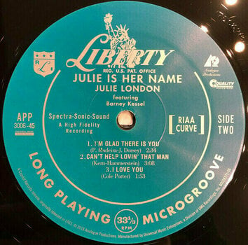 Disco in vinile Julie London - Julie Is Her Name (200g) (45 RPM) (2 LP) - 5