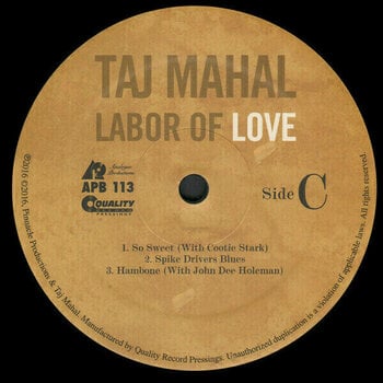 Vinyl Record Taj Mahal - Labor of Love (2 LP) - 4