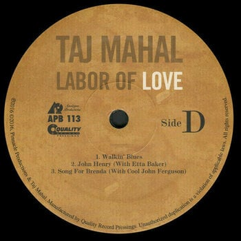 Hanglemez Taj Mahal - Labor of Love (2 LP) - 5
