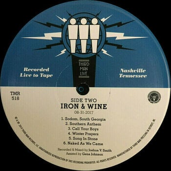 Hanglemez Iron and Wine - Live At Third Man Records (LP) - 4