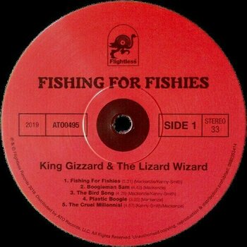 LP King Gizzard - Fishing For Fishies (Swamp Green & Opaque Yellow) (LP) - 8