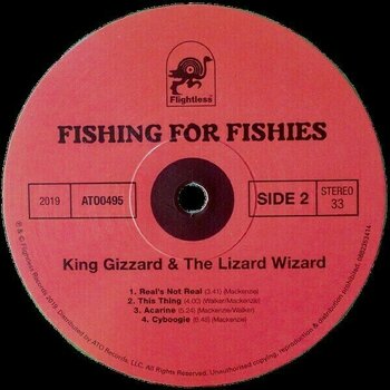 LP King Gizzard - Fishing For Fishies (Swamp Green & Opaque Yellow) (LP) - 10