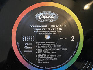 Schallplatte Tennessee Ernie Ford - Country Hits...Feelin' Blue (LP) (200g) - 5