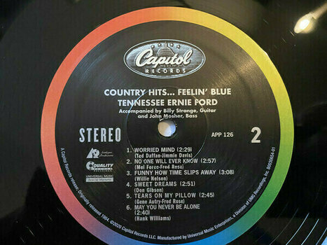 Disco in vinile Tennessee Ernie Ford - Country Hits...Feelin' Blue (LP) (200g) - 6