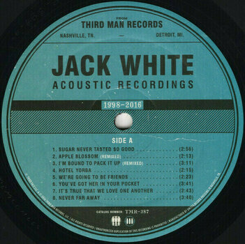 Płyta winylowa Jack White - Jack White Acoustic Recordings 1998-2016 (180g) (2 LP) - 2
