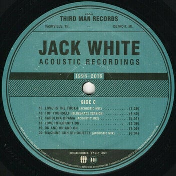 Płyta winylowa Jack White - Jack White Acoustic Recordings 1998-2016 (180g) (2 LP) - 4