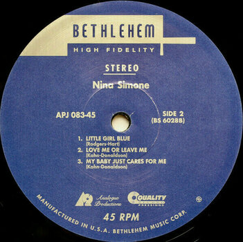 Hanglemez Nina Simone - Little Girl Blue (LP) (200g) (45 RPM) - 9