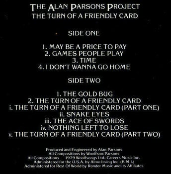 Hanglemez The Alan Parsons Project - The Turn of a Friendly Card (LP) (180g) - 6