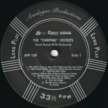 Płyta winylowa The Crickets/Buddy Holly - The Chirping Crickets (Mono) (200g) - 5
