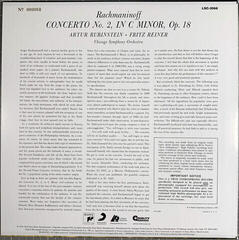 Vinyl Record Rubinstein and Reiner - Rachmaninoff: Concerto No. 2 (LP) (200g) - 2