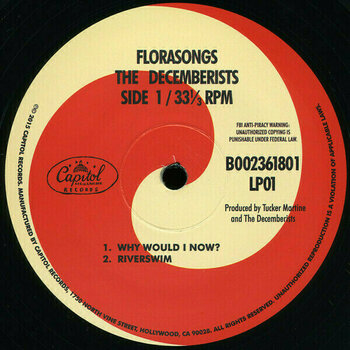 Hanglemez The Decemberists - Florasongs (10" Vinyl) - 3
