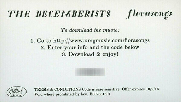 Hanglemez The Decemberists - Florasongs (10" Vinyl) - 7