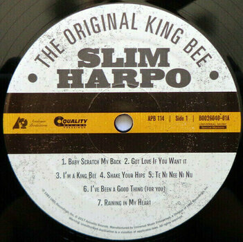 Płyta winylowa Slim Harpo - The Original King Bee (LP) (200g) - 3