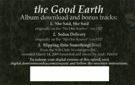 Disco in vinile The Feelies - The Good Earth (LP) - 8