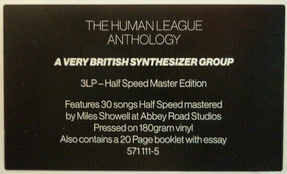 LP The Human League - Anthology: A Very British Synthesizer Group (Half-Speed) (3 LP) - 3