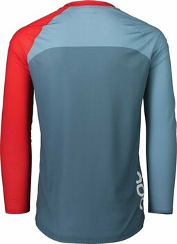 Cycling jersey POC MTB Pure LS Jersey Calcite Blue/Prismane Red S - 3