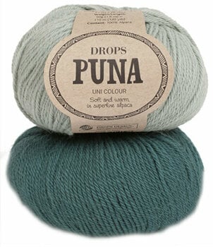 Fil à tricoter Drops Puna Uni Colour 11 Plum Fil à tricoter - 2