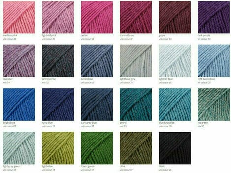 Fios para tricotar Drops Karisma Uni Colour 80 Rose - 6
