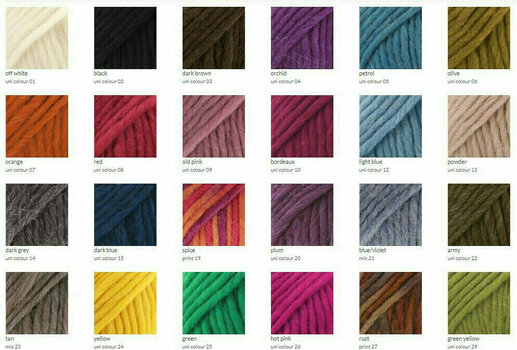 Knitting Yarn Drops Snow Mix 50 Dark Rose - 5