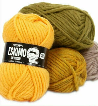 Knitting Yarn Drops Snow Uni Colour 06 Olive - 2