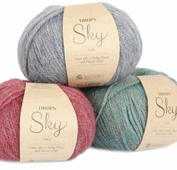 Fios para tricotar Drops Sky Mix 10 Heather - 2