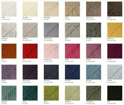 Fios para tricotar Drops Lima Uni Colour 3609 Red - 5