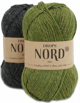 Pređa za pletenje Drops Nord Mix 10 Lemongrass - 2