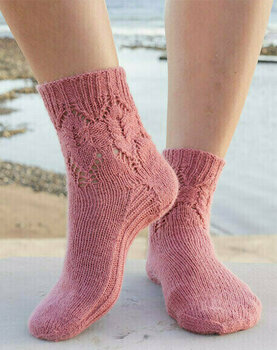 Fios para tricotar Drops Nord Uni Colour 12 Powder Pink - 3