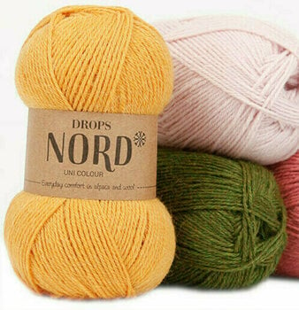 Knitting Yarn Drops Nord Uni Colour 15 Navy Blue - 2