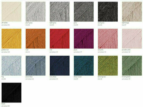Fios para tricotar Drops Nord Uni Colour 18 Goldenrod - 5