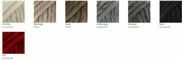 Fios para tricotar Drops Polaris Fios para tricotar Uni Colour 03 Dark Grey - 5