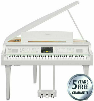 Digitális zongora Yamaha CVP 809GP Polished White Digitális zongora - 2