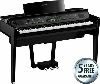 Digitális zongora Yamaha CVP 809 Polished Ebony Digitális zongora - 2