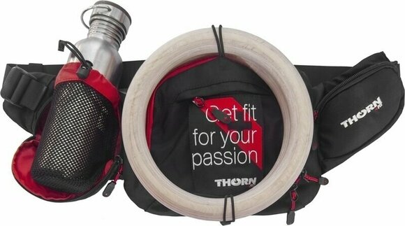 Sac à dos de cyclisme et accessoires Thorn FIT Waist Bag Travel Black/Red Sac banane - 7