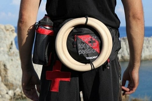 Sac à dos de cyclisme et accessoires Thorn FIT Waist Bag Travel Black/Red Sac banane - 8