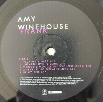 Vinyl Record Amy Winehouse - Frank (Half Speed) (2 LP) - 3