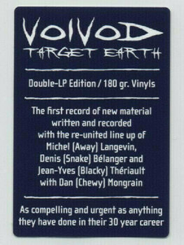 Vinylskiva Voivod - Target Earth (Picture Disc) (2 LP) - 12