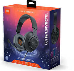 PC headset JBL Quantum 100 Black PC headset - 6
