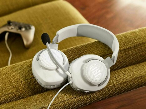 PC sluchátka JBL Quantum 100 Bílá PC sluchátka - 8