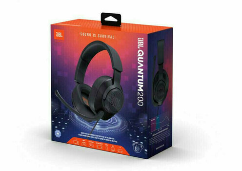 PC headset JBL Quantum 200 Black PC headset - 7