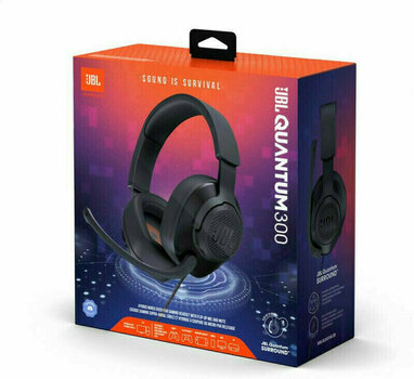 PC sluchátka JBL Quantum 300 Černá PC sluchátka - 7