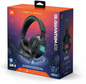 PC sluchátka JBL Quantum 400 Černá PC sluchátka - 7