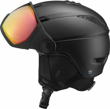 Ski Helmet Salomon Pioneer Visor Photo Black/Red L (59-62 cm) Ski Helmet - 3