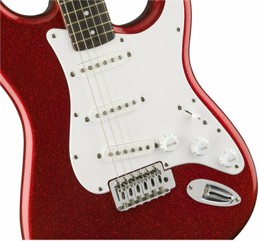 Elektromos gitár Fender Squier FSR Bullet Stratocaster HT IL Red Sparkle - 3