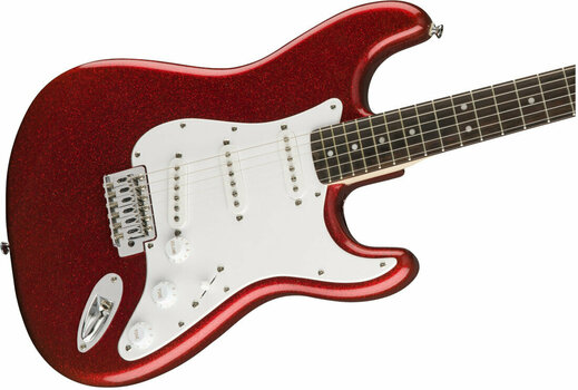 Electric guitar Fender Squier FSR Bullet Stratocaster HT IL Red Sparkle - 4