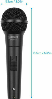Vokální dynamický mikrofon BOYA BY-BM58 Vokální dynamický mikrofon - 3