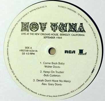 LP Hot Tuna - Live At The New Orleans House (2 LP) - 3