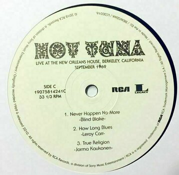 Hanglemez Hot Tuna - Live At The New Orleans House (2 LP) - 5